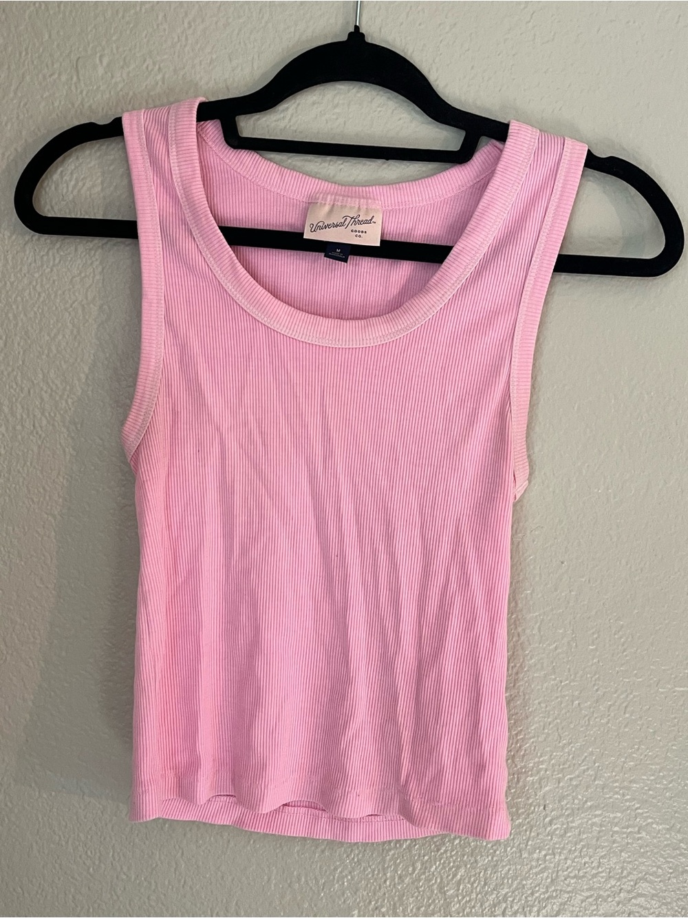Universal Thread Medium Ribbed Tank Top - Pink